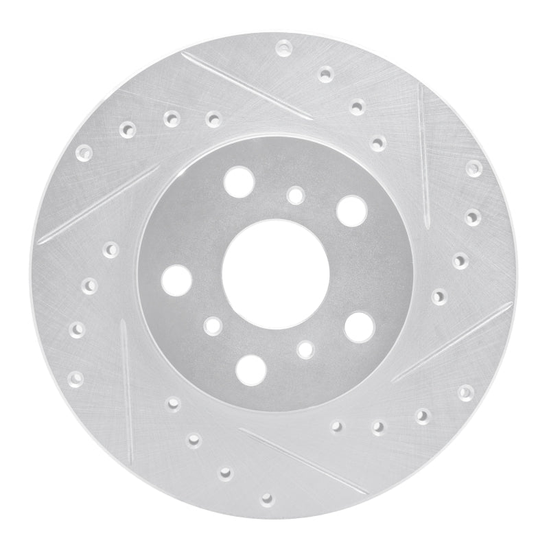 R1 Concepts Toyota Celica 88 - 93 Front Right Drilled & Slotted Silver Brake Rotor | rncEDZ - 76041R - JDMuscleSPK987524
