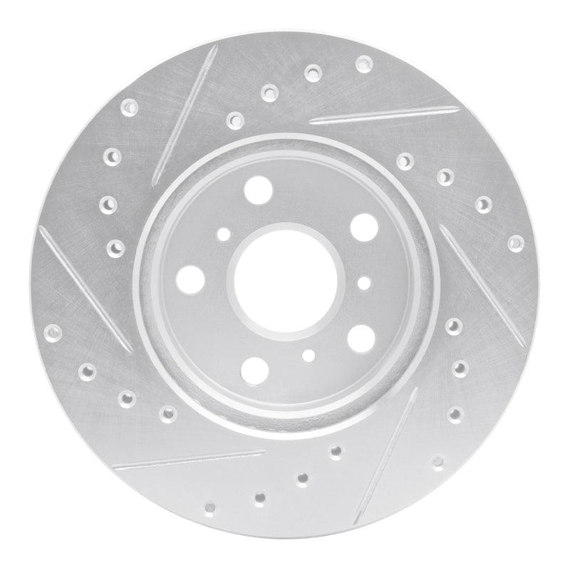 R1 Concepts Toyota Celica 88 - 93 Front Right Drilled & Slotted Silver Brake Rotor | rncEDZ - 76041R - JDMuscleSPK987524