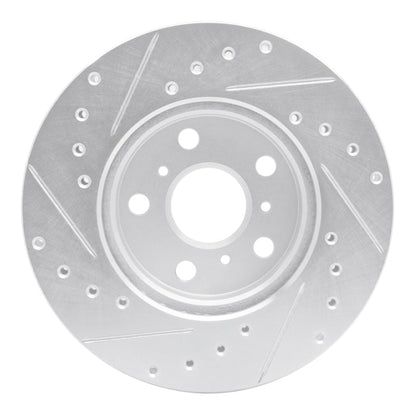 R1 Concepts Toyota Celica 88 - 93 Front Right Drilled & Slotted Silver Brake Rotor | rncEDZ - 76041R - JDMuscleSPK987524