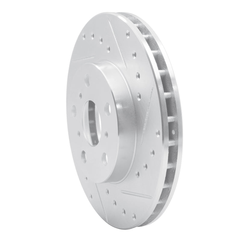 R1 Concepts Toyota Celica 88 - 93 Front Right Drilled & Slotted Silver Brake Rotor | rncEDZ - 76041R - JDMuscleSPK987524