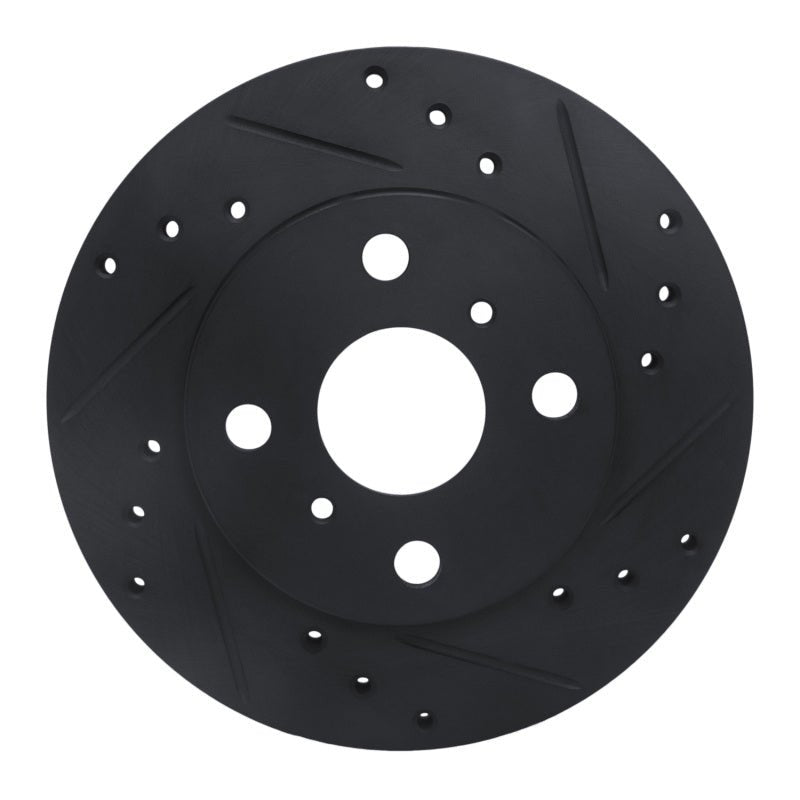 R1 Concepts Toyota Celica 90 - 91 Front Right Drilled & Slotted Brake Rotor | rncECB - 76043R - JDMuscleSPK983694