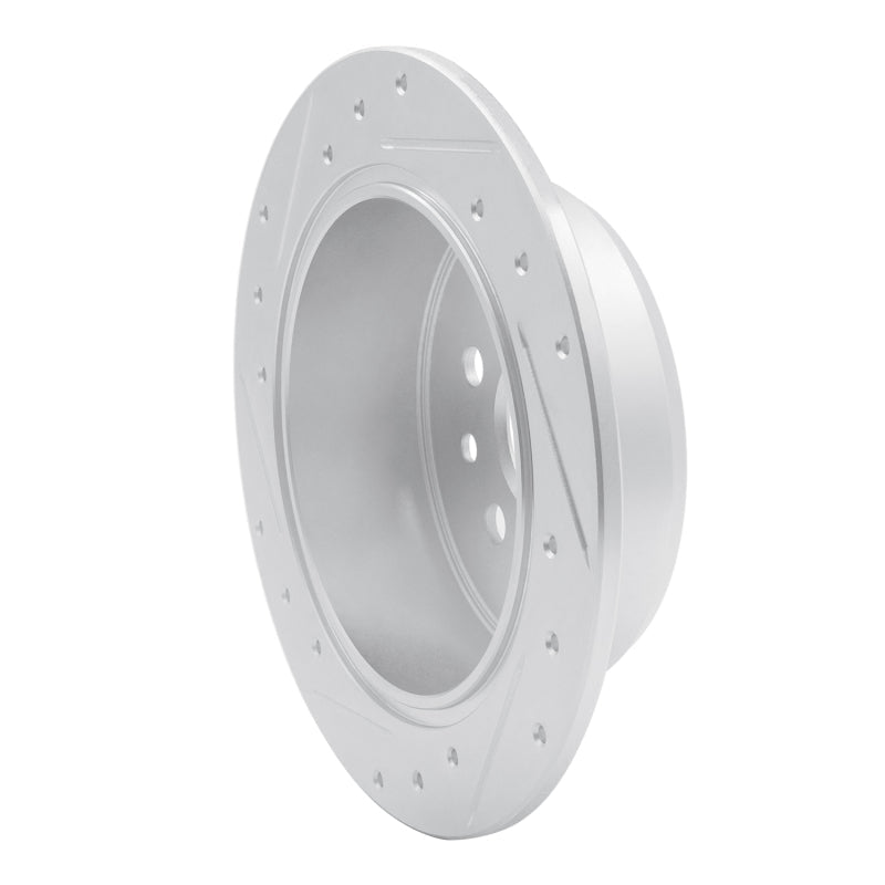 R1 Concepts Toyota Celica 96 - 99 Rear Right Drilled & Slotted Silver Brake Rotor | rncEDZ - 76066R - JDMuscleSPK987556