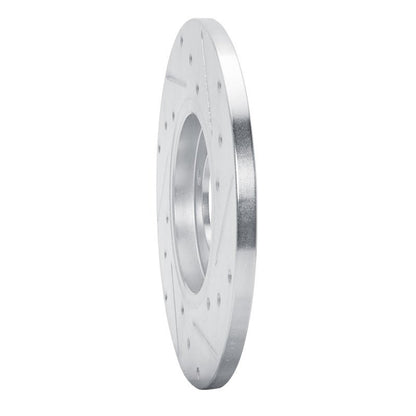 R1 Concepts Toyota Celica Front Left Drilled & Slotted Silver Brake Rotor (1980 - 1981) | rncEDZ - 76008L - JDMuscleSPK987467