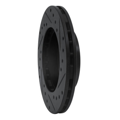 R1 Concepts Toyota Celica Front Right Drilled & Slotted Brake Rotor - Black | rncECB - 76026R - JDMuscleSPK983676