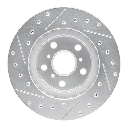 R1 Concepts Toyota Celica Front Right Drilled & Slotted Silver Brake Rotor – Part Number RNCEDZ - 76027R | rncEDZ - 76027R - JDMuscleSPK987498