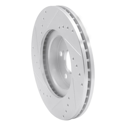 R1 Concepts Toyota Corolla Front Right Drilled & Slotted Silver Brake Rotor (2010 - 2015) | rncEDZ - 92009R - JDMuscleSPK987871
