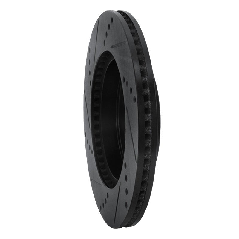 R1 Concepts Toyota Corolla (Mexico) Front Right Drilled & Slotted Black Brake Rotor - Part Number RNC - ECB - 76155R | rncECB - 76155R - JDMuscleSPK983747