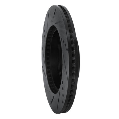R1 Concepts Toyota Corolla (Mexico) Front Right Drilled & Slotted Black Brake Rotor - Part Number RNC - ECB - 76155R | rncECB - 76155R - JDMuscleSPK983747