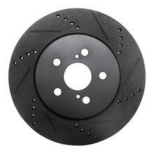 R1 Concepts Toyota Corolla (Mexico) Front Right Drilled & Slotted Black Brake Rotor - Part Number RNC - ECB - 76155R | rncECB - 76155R - JDMuscleSPK983747