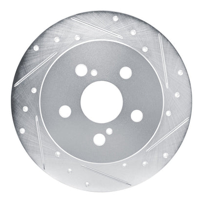 R1 Concepts Toyota Corolla (Mexico) Rear Right Drilled & Slotted Silver Brake Rotor (Part rncEDZ - 76156R) | rncEDZ - 76156R - JDMuscleSPK987676