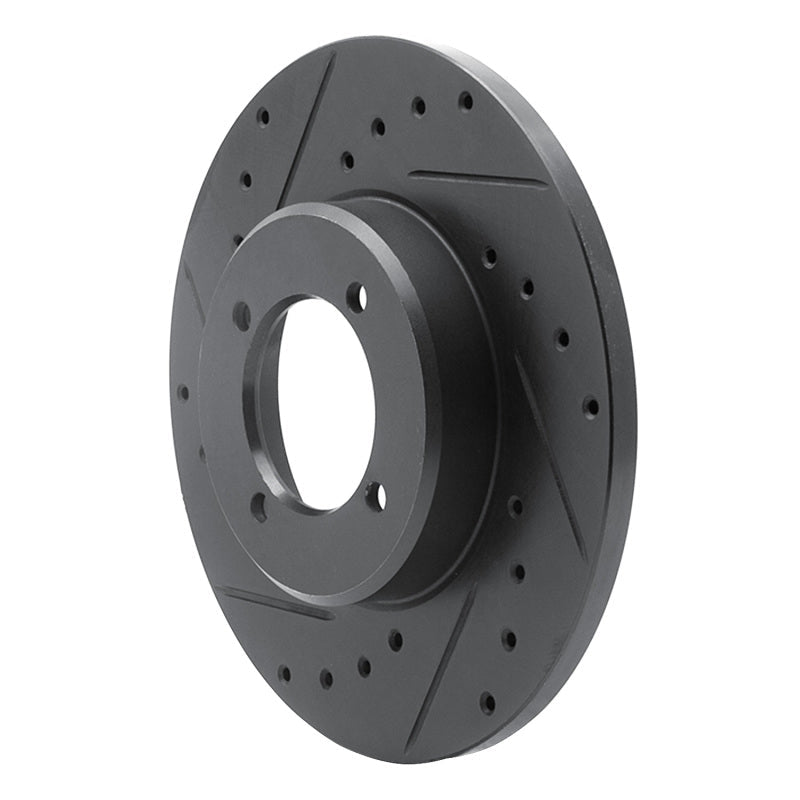 R1 Concepts Toyota Corona 1972 - 1982 Front Left Drilled and Slotted Brake Rotor | rncECB - 76009L - JDMuscleSPK983649
