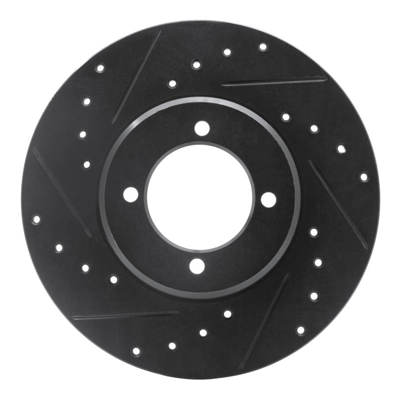 R1 Concepts Toyota Corona 1972 - 1982 Front Left Drilled and Slotted Brake Rotor | rncECB - 76009L - JDMuscleSPK983649