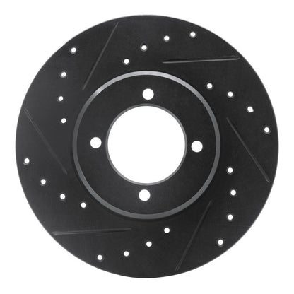 R1 Concepts Toyota Corona 1972 - 1982 Front Left Drilled and Slotted Brake Rotor | rncECB - 76009L - JDMuscleSPK983649