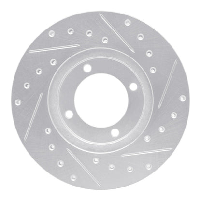 R1 Concepts Toyota Cressida Front Left Drilled & Slotted Silver Brake Rotor Part RNCEDZ - 76015L | rncEDZ - 76015L - JDMuscleSPK987477