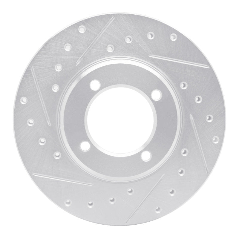 R1 Concepts Toyota Cressida Front Left Drilled & Slotted Silver Brake Rotor Part RNCEDZ - 76015L | rncEDZ - 76015L - JDMuscleSPK987477