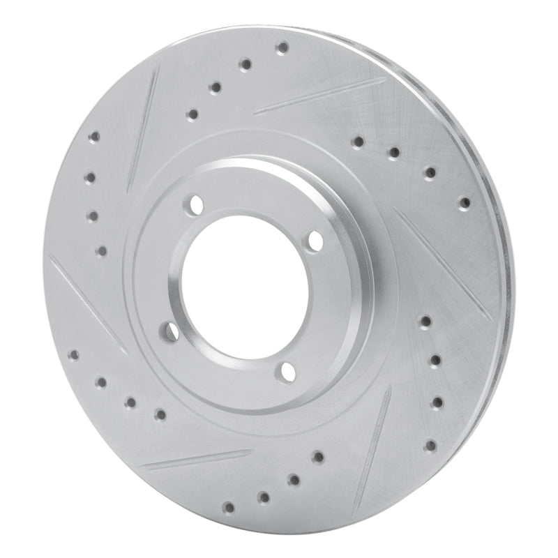 R1 Concepts Toyota Cressida Front Left Drilled & Slotted Silver Brake Rotor (Part rncEDZ - 76030L) | rncEDZ - 76030L - JDMuscleSPK987503