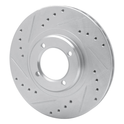 R1 Concepts Toyota Cressida Front Left Drilled & Slotted Silver Brake Rotor (Part rncEDZ - 76030L) | rncEDZ - 76030L - JDMuscleSPK987503