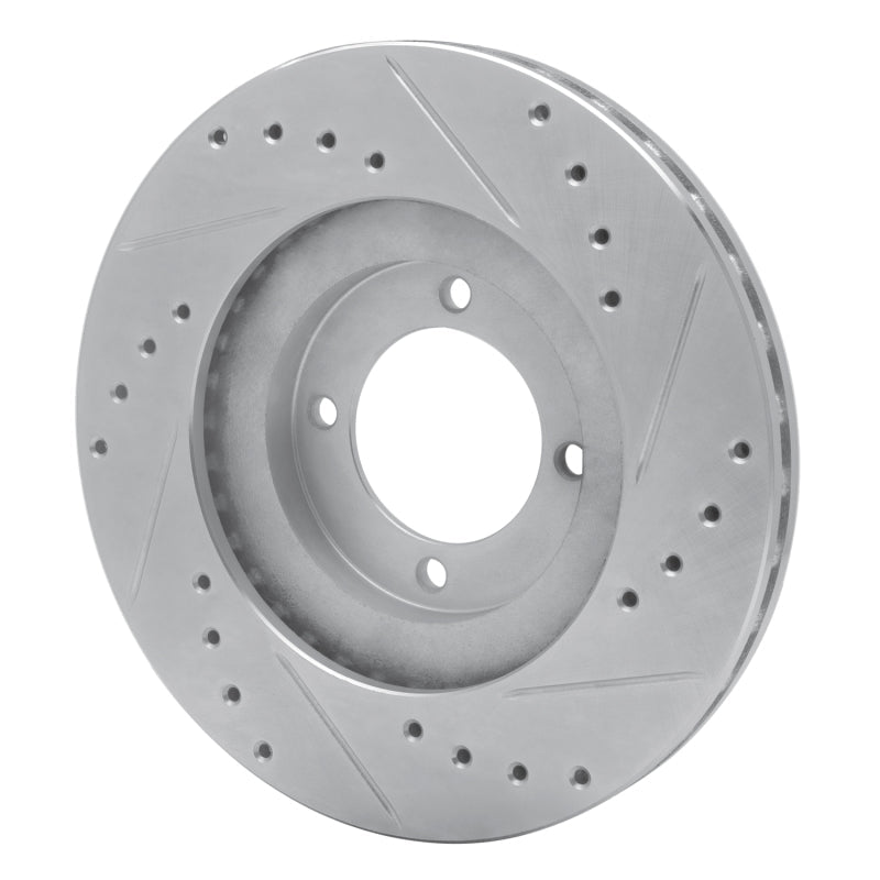 R1 Concepts Toyota Cressida Front Left Drilled & Slotted Silver Brake Rotor (Part rncEDZ - 76030L) | rncEDZ - 76030L - JDMuscleSPK987503