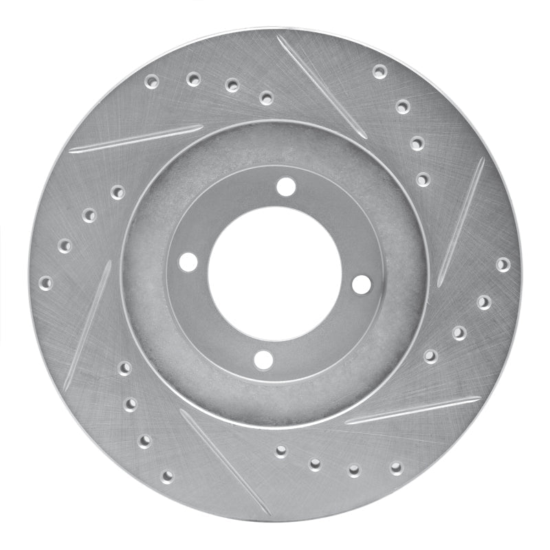 R1 Concepts Toyota Cressida Front Left Drilled & Slotted Silver Brake Rotor (Part rncEDZ - 76030L) | rncEDZ - 76030L - JDMuscleSPK987503