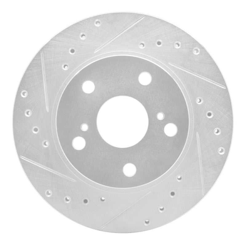 R1 Concepts Toyota Cressida Front Left Drilled & Slotted Silver Brake Rotor (Part rncEDZ - 76040L) | rncEDZ - 76040L - JDMuscleSPK987521