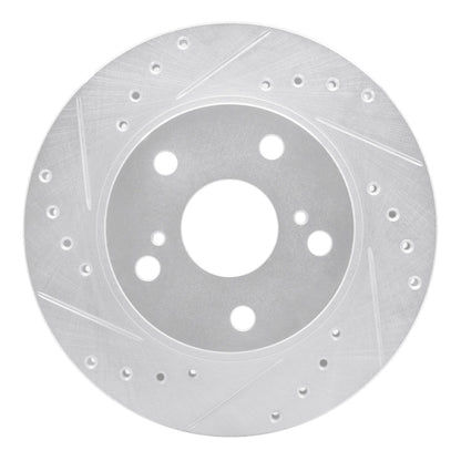 R1 Concepts Toyota Cressida Front Left Drilled & Slotted Silver Brake Rotor (Part rncEDZ - 76040L) | rncEDZ - 76040L - JDMuscleSPK987521