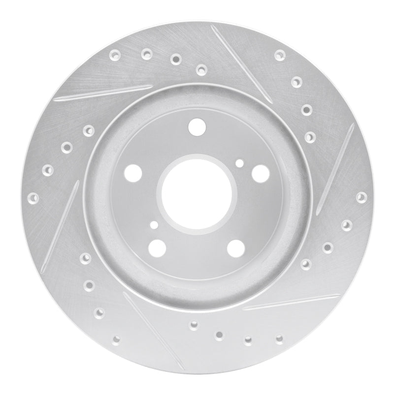 R1 Concepts Toyota Cressida Front Left Drilled & Slotted Silver Brake Rotor (Part rncEDZ - 76040L) | rncEDZ - 76040L - JDMuscleSPK987521