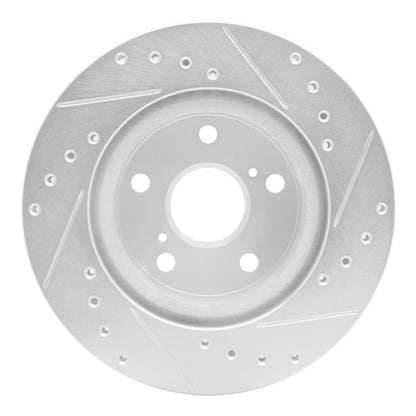 R1 Concepts Toyota Cressida Front Left Drilled & Slotted Silver Brake Rotor (Part rncEDZ - 76040L) | rncEDZ - 76040L - JDMuscleSPK987521