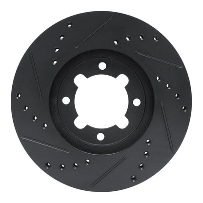 R1 Concepts Toyota Cressida Front Right Drilled & Slotted Brake Rotor - Model RNC - ECB - 76018R | rncECB - 76018R - JDMuscleSPK983664