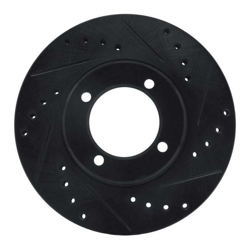 R1 Concepts Toyota Cressida Front Right Drilled & Slotted Brake Rotor (Part Number: RNC - ECB - 76024R) | rncECB - 76024R - JDMuscleSPK983672