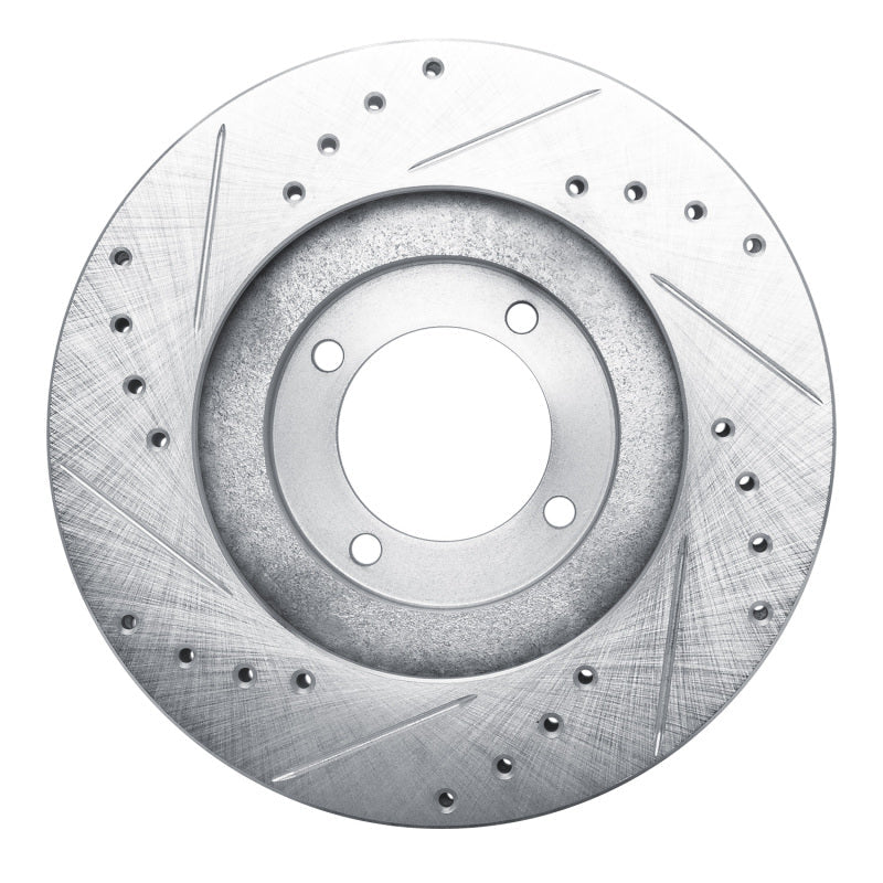 R1 Concepts Toyota Cressida Front Right Drilled & Slotted Brake Rotor - Silver Finish | rncEDZ - 76030R - JDMuscleSPK987504