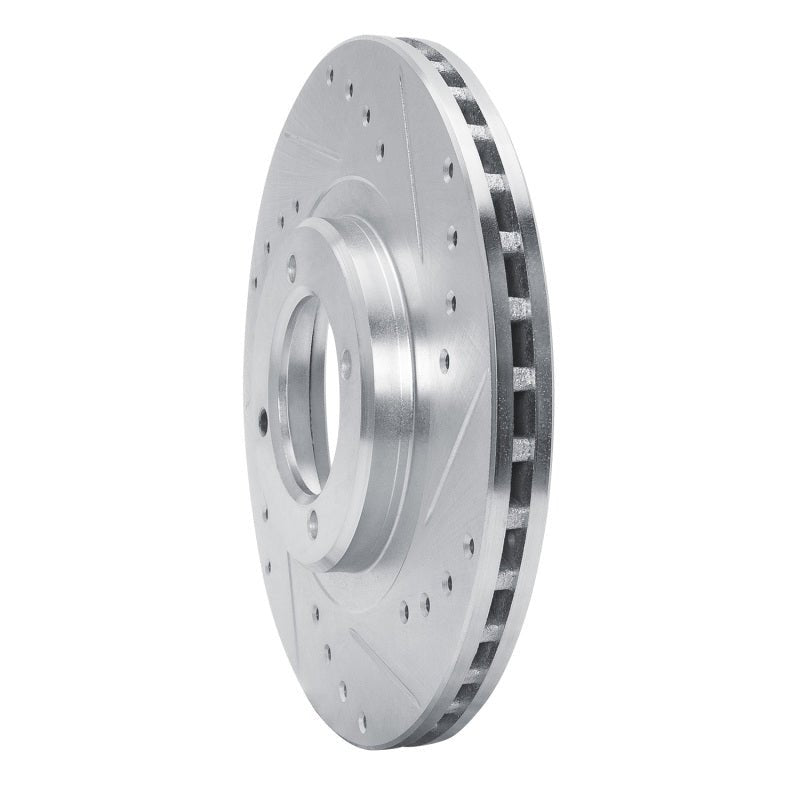 R1 Concepts Toyota Cressida Front Right Drilled & Slotted Brake Rotor - Silver Finish | rncEDZ - 76030R - JDMuscleSPK987504