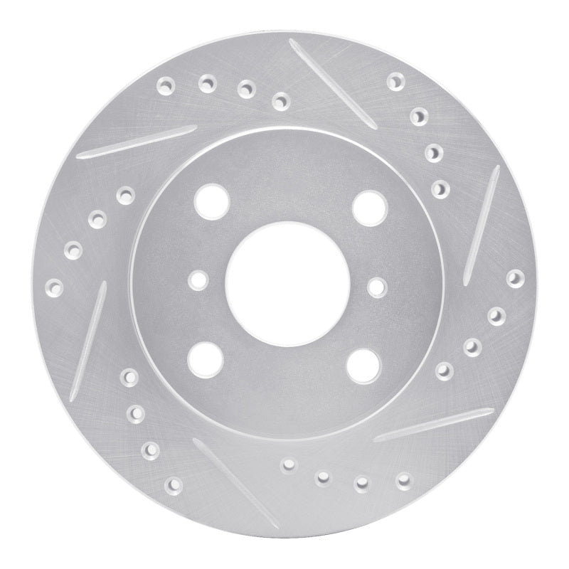 R1 Concepts Toyota Echo 1999 - 2005 Front Right Drilled & Slotted Silver Brake Rotor - Part rncEDZ - 76070R | rncEDZ - 76070R - JDMuscleSPK987562