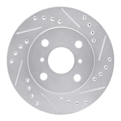 R1 Concepts Toyota Echo 1999 - 2005 Front Right Drilled & Slotted Silver Brake Rotor - Part rncEDZ - 76070R | rncEDZ - 76070R - JDMuscleSPK987562