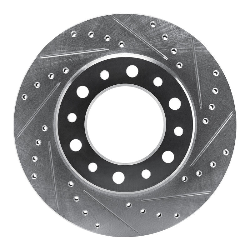 R1 Concepts Toyota Land Cruiser 76 - 89 Front Right Drilled & Slotted Silver Brake Rotor (Part No. rncEDZ - 76169R) | rncEDZ - 76169R - JDMuscleSPK987690