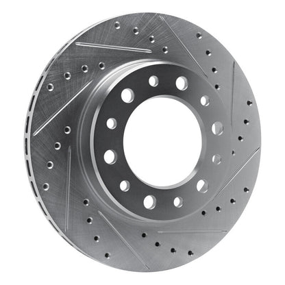 R1 Concepts Toyota Land Cruiser 76 - 89 Front Right Drilled & Slotted Silver Brake Rotor (Part No. rncEDZ - 76169R) | rncEDZ - 76169R - JDMuscleSPK987690