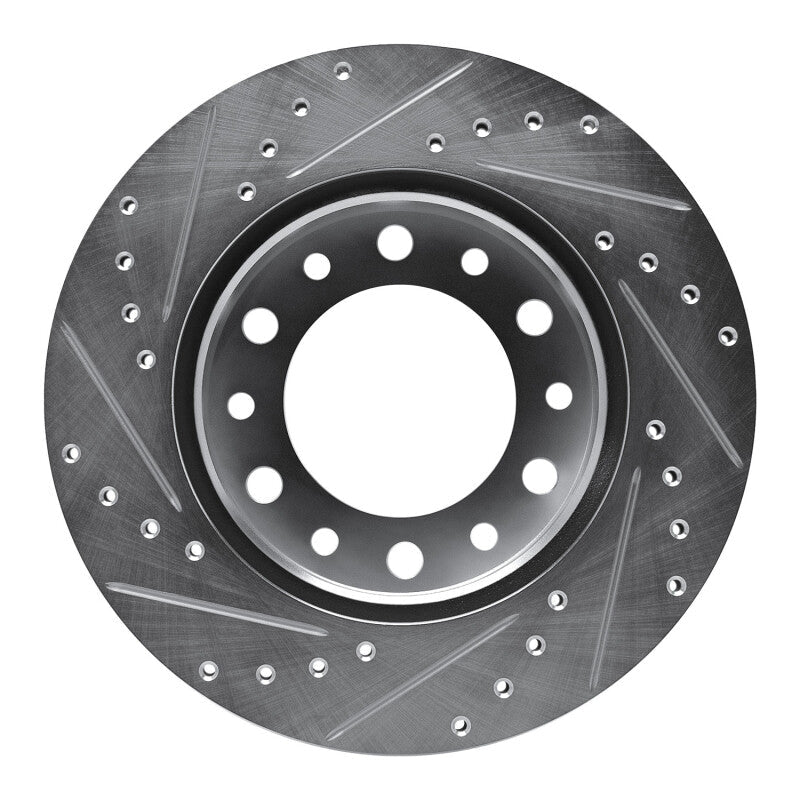 R1 Concepts Toyota Land Cruiser 76 - 89 Front Right Drilled & Slotted Silver Brake Rotor (Part No. rncEDZ - 76169R) | rncEDZ - 76169R - JDMuscleSPK987690