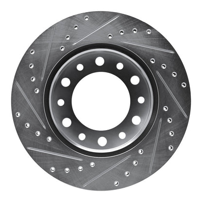 R1 Concepts Toyota Land Cruiser 76 - 89 Front Right Drilled & Slotted Silver Brake Rotor (Part No. rncEDZ - 76169R) | rncEDZ - 76169R - JDMuscleSPK987690