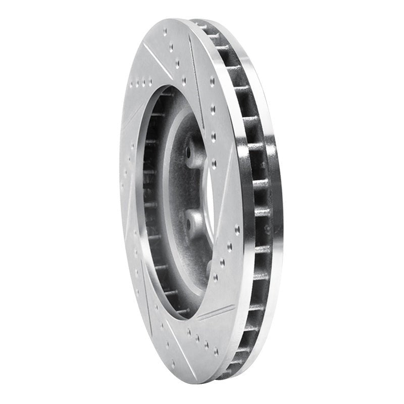 R1 Concepts Toyota Land Cruiser Front Left Drilled & Slotted Silver Brake Rotor (Part rncEDZ - 76110L) | rncEDZ - 76110L - JDMuscleSPK987617