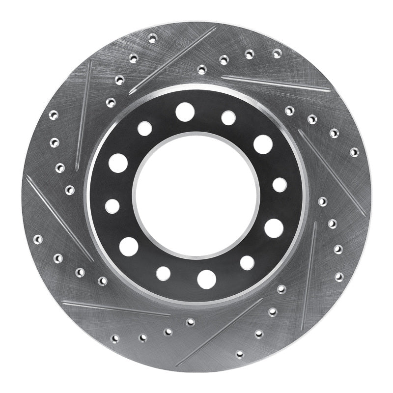 R1 Concepts Toyota Land Cruiser Front Left Drilled & Slotted Silver Brake Rotor (Part rncEDZ - 76169L) | rncEDZ - 76169L - JDMuscleSPK987689
