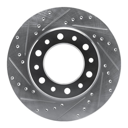 R1 Concepts Toyota Land Cruiser Front Left Drilled & Slotted Silver Brake Rotor (Part rncEDZ - 76169L) | rncEDZ - 76169L - JDMuscleSPK987689