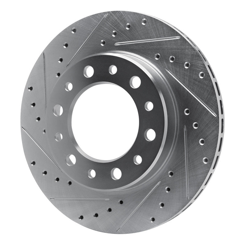 R1 Concepts Toyota Land Cruiser Front Left Drilled & Slotted Silver Brake Rotor (Part rncEDZ - 76169L) | rncEDZ - 76169L - JDMuscleSPK987689