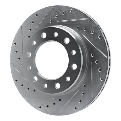 R1 Concepts Toyota Land Cruiser Front Left Drilled & Slotted Silver Brake Rotor (Part rncEDZ - 76169L) | rncEDZ - 76169L - JDMuscleSPK987689