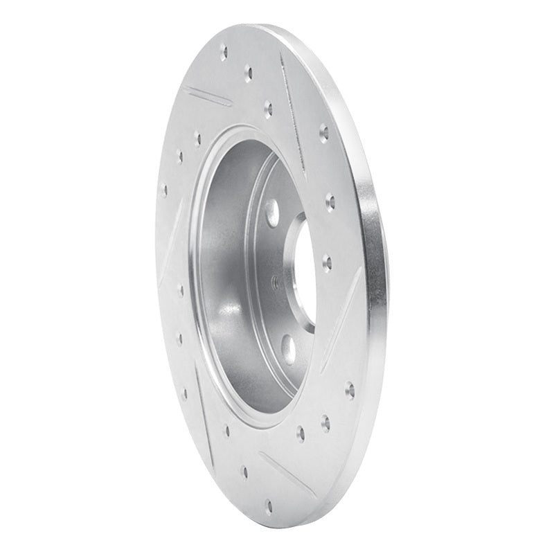 R1 Concepts Toyota MR2 1985 - 1986 Rear Left Drilled & Slotted Silver Brake Rotor | rncEDZ - 76031L - JDMuscleSPK987505