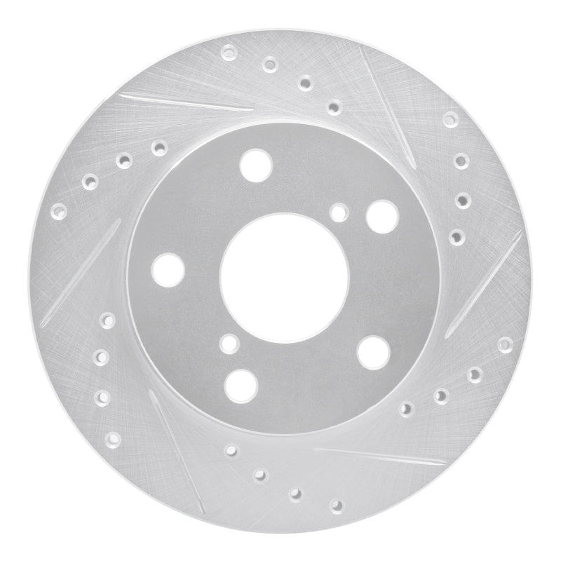 R1 Concepts Toyota MR2 1991 - 1995 Front Right Drilled & Slotted Silver Brake Rotor | rncEDZ - 76047R - JDMuscleSPK987534