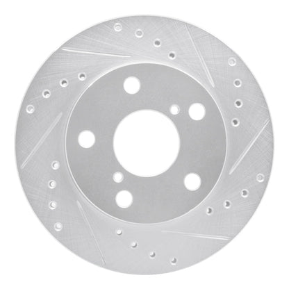R1 Concepts Toyota MR2 1991 - 1995 Front Right Drilled & Slotted Silver Brake Rotor | rncEDZ - 76047R - JDMuscleSPK987534
