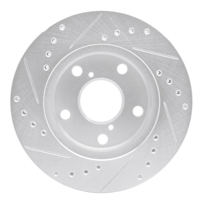R1 Concepts Toyota MR2 1991 - 1995 Front Right Drilled & Slotted Silver Brake Rotor | rncEDZ - 76047R - JDMuscleSPK987534