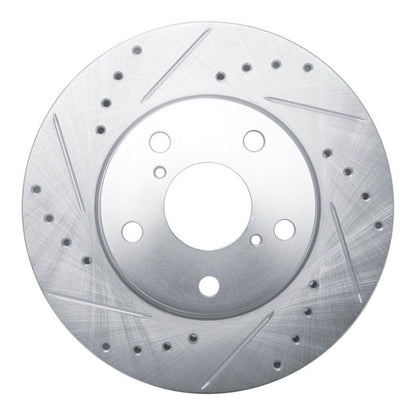 R1 Concepts Toyota MR2 Front Left Drilled & Slotted Silver Brake Rotor - Part  RNCEDZ - 76057L | rncEDZ - 76057L - JDMuscleSPK987539