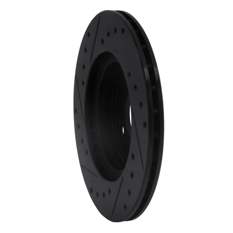 R1 Concepts Toyota Paseo Front Right Drilled & Slotted Black Brake Rotor (Part Number: rncECB - 76050R) | rncECB - 76050R - JDMuscleSPK983698