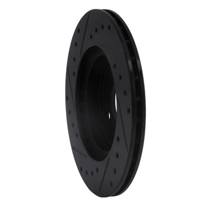 R1 Concepts Toyota Paseo Front Right Drilled & Slotted Black Brake Rotor (Part Number: rncECB - 76050R) | rncECB - 76050R - JDMuscleSPK983698
