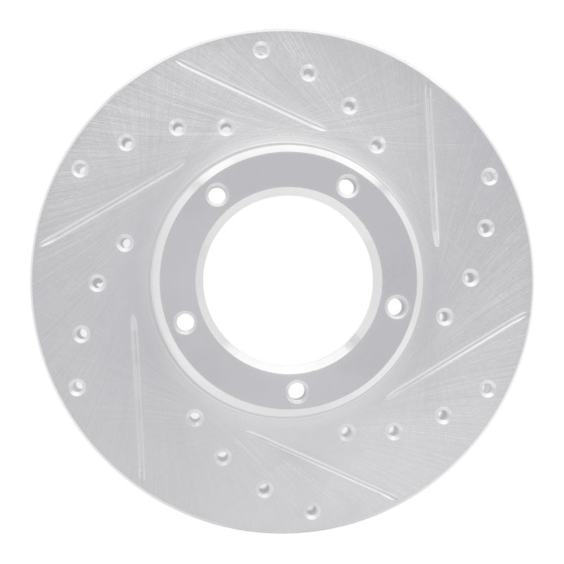 R1 Concepts Toyota Pickup 1985 - 1992 Front Right Drilled & Slotted Silver Brake Rotor | rncEDZ - 76098R - JDMuscleSPK987596